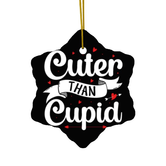 Cuter Than Cupid Ceramic Ornaments