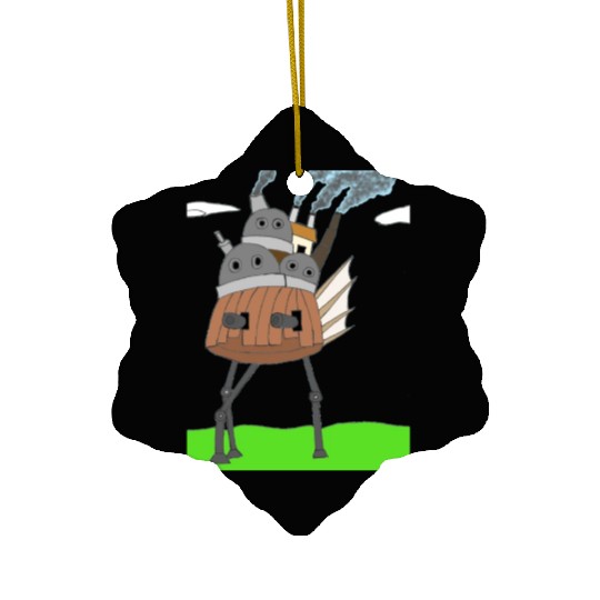 Steampunk Mechanical Moving Castle Ceramic Ornaments