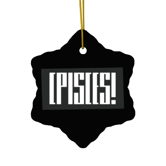 pisces zodiac Ceramic Ornaments