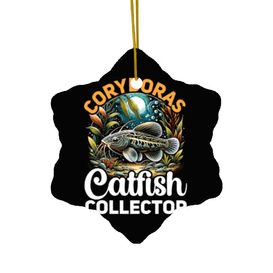 Corydoras Catfish Fish Lover Freshwater Aquarium Ceramic Ornaments