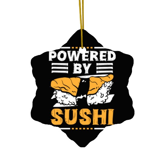 Japanese Roll Maki Cuisine Ceramic Ornaments