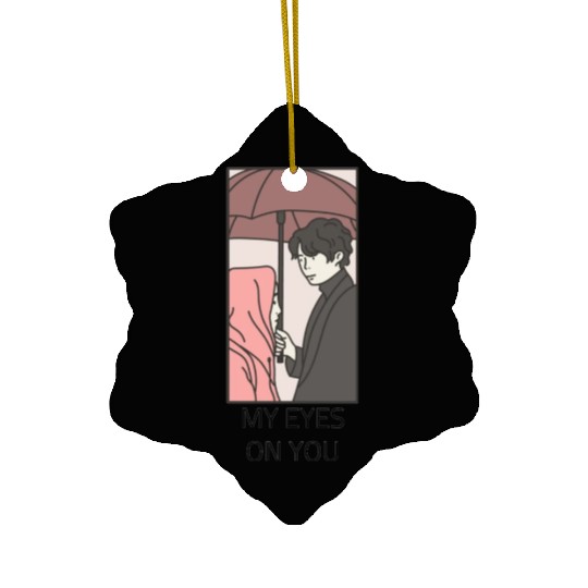 My Eyes On You Ceramic Ornaments