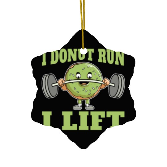 Fitness Donut Donut Gym Ceramic Ornaments