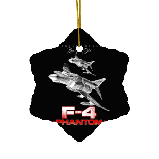 F-4 Phantom Us Air Force Fighter jet Ceramic Ornaments