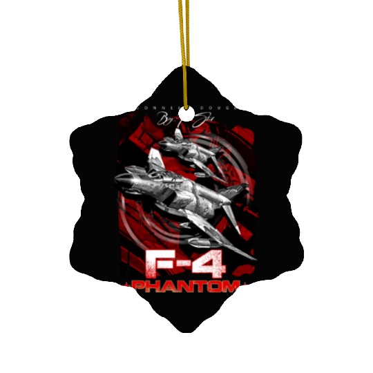 F-4 Phantom Us Air Force Fighter jet Ceramic Ornaments