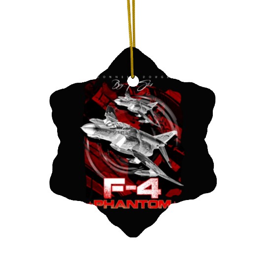 F-4 Phantom Us Air Force Fighter jet Ceramic Ornaments