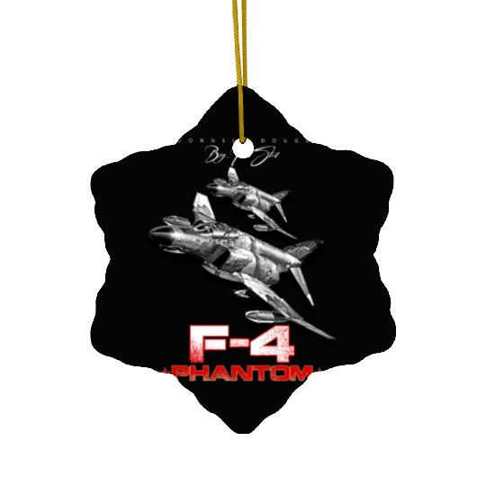 F-4 Phantom Us Air Force Fighter jet Ceramic Ornaments