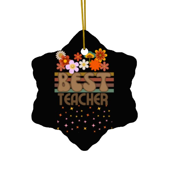 Best Teacher Ceramic Ornaments