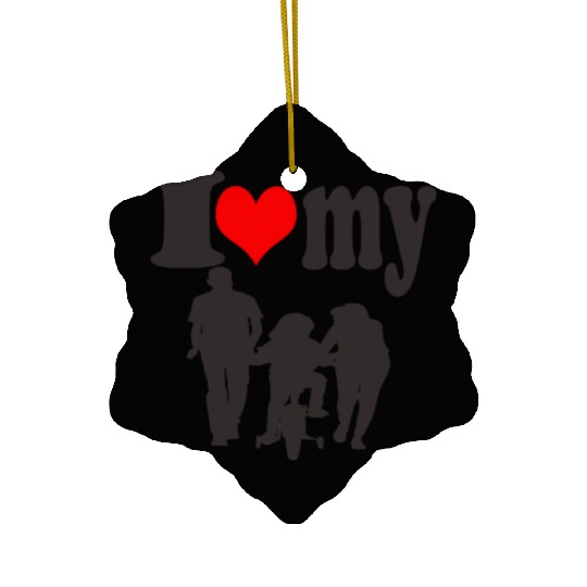 Family love Ceramic Ornaments