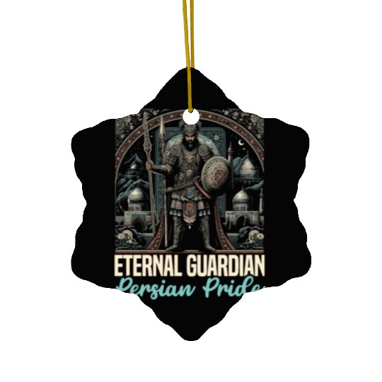 Persian Immortal Achaemenid Empire Persian Warrior Ceramic Ornaments