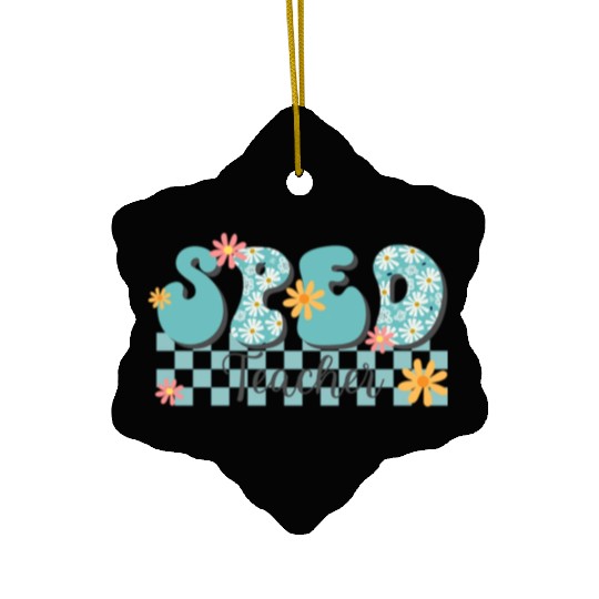 SPED Teacher Ceramic Ornaments