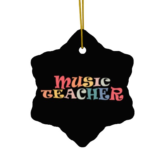 Music Teacher Ceramic Ornaments