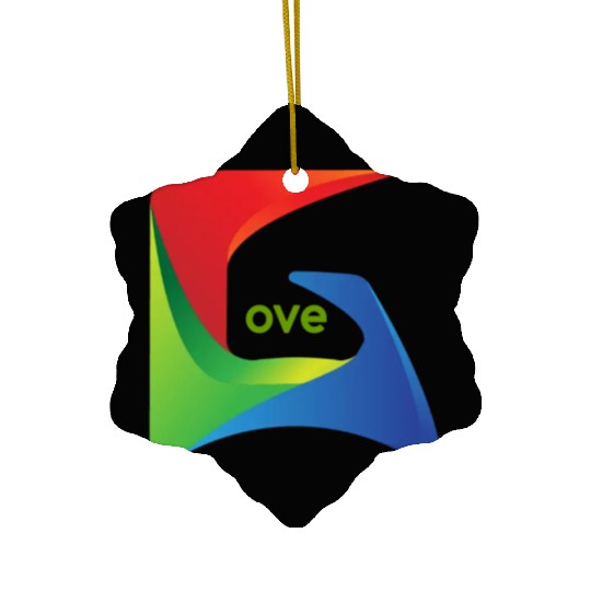 Love's Tapestry: A Timeless Embrace Ceramic Ornaments