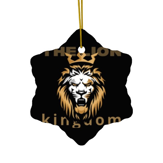 The Lion Kingdom: Roar of Destiny Ceramic Ornaments