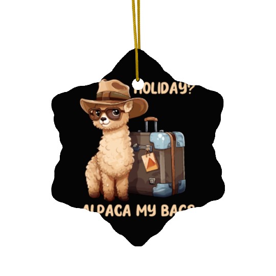 Holiday? Alpaca My Bags Ceramic Ornaments