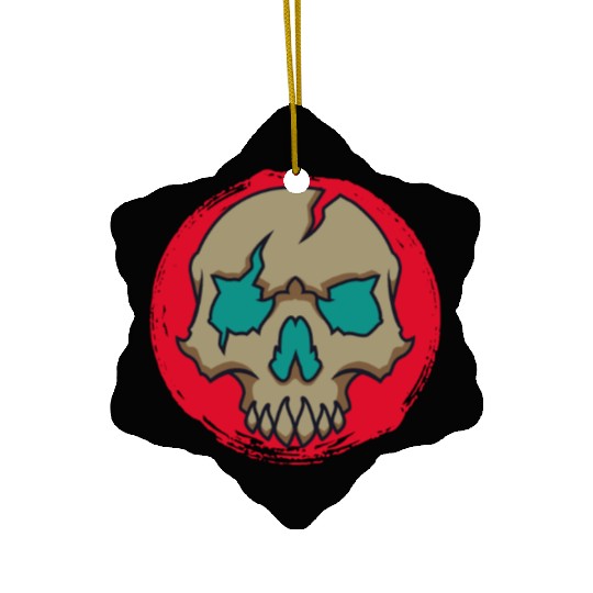 Animal crossing skull Ceramic Ornaments