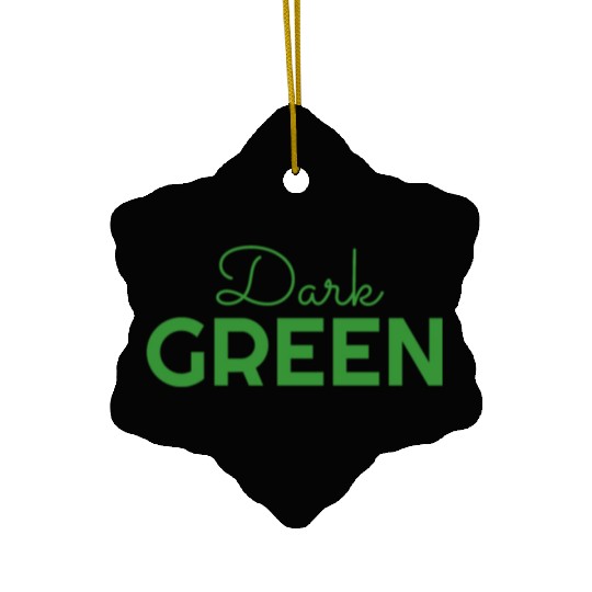 dark green color Ceramic Ornaments