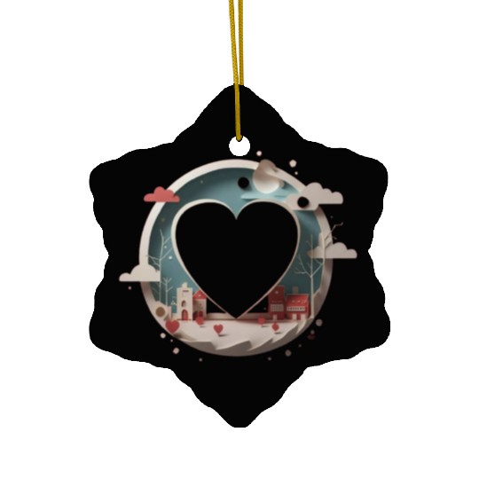 Valentine Ceramic Ornaments