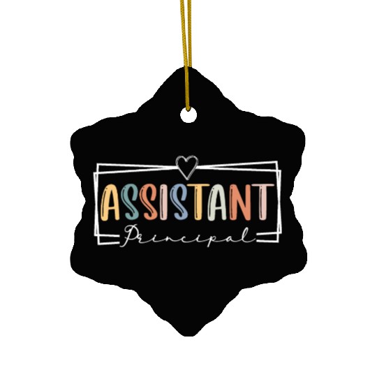 Assistant Principal Teacher Bright Assistant Teach Ceramic Ornaments