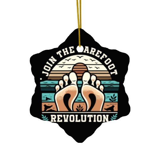 Barefood Lifestlye Ntural Foot Health Foot Ceramic Ornaments