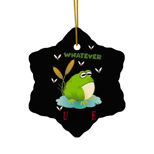 Cranky Toad Ceramic Ornaments