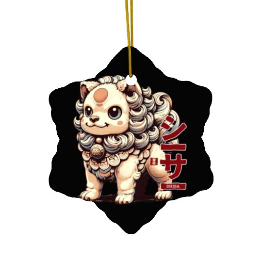 Chibi Shisa - Japanese Sacred Creature Ceramic Ornaments