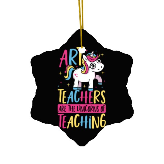 School Teacher Jewelry Designing Art Lover Ceramic Ornaments