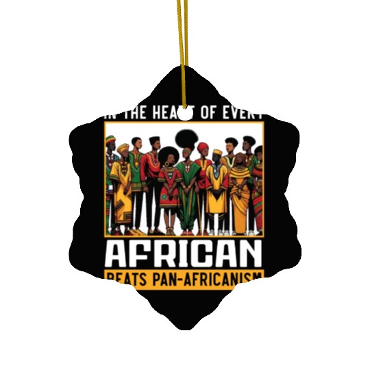 Pan-africanism African American Africa Roots Black Ceramic Ornaments