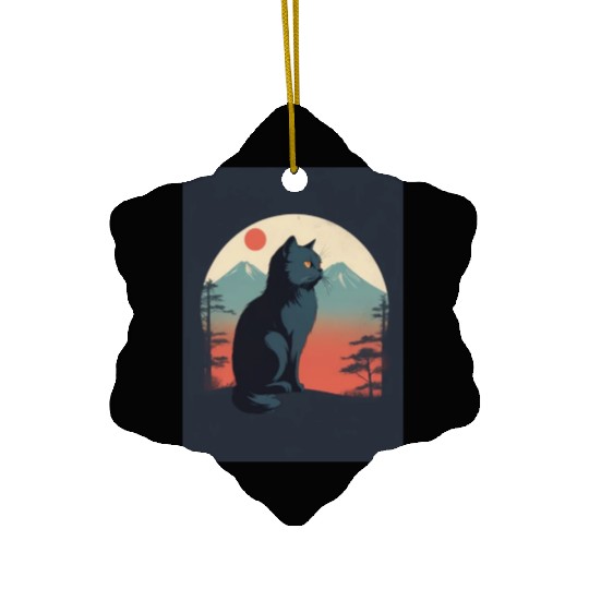 Persian Cat 1 - Japanese Retro Art Ceramic Ornaments