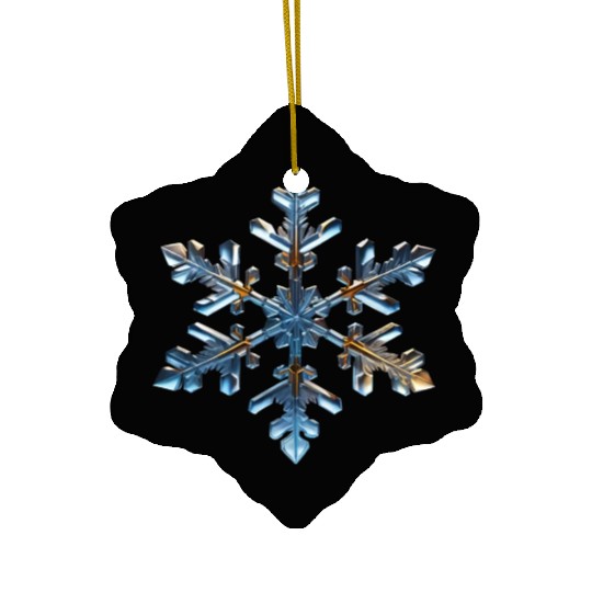 Snowflake Ceramic Ornaments