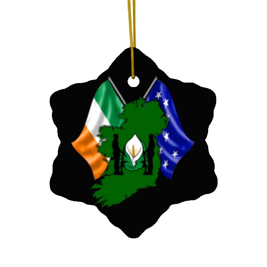 Irish Easter Lily - Designed in Ireland Ceramic Ornaments