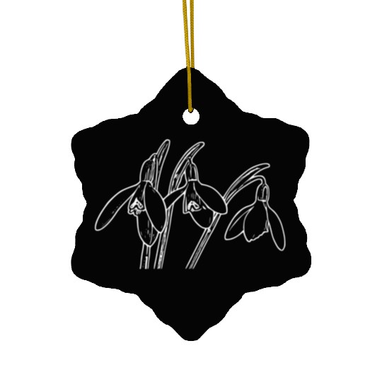 SNOWFLAKE Ceramic Ornaments