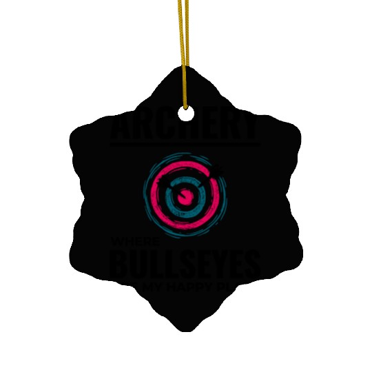 Archery Targets Archer Bullseye Shooting Sport Ceramic Ornaments