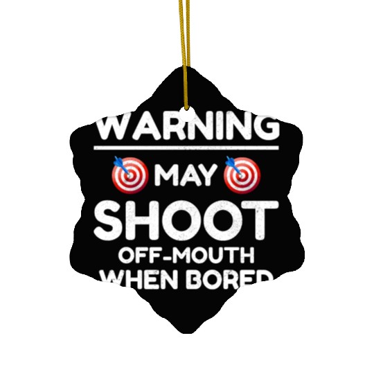 Archery Targets Archer Bullseye Shooting Sport Ceramic Ornaments