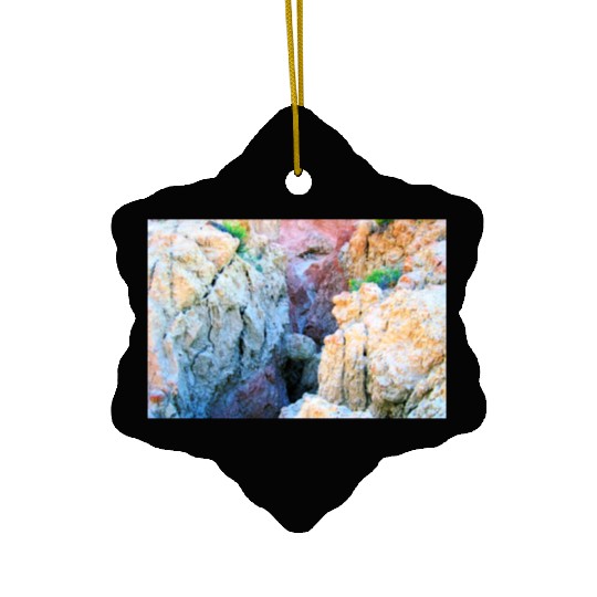 NatureScapes -In the Badlands of South Dakota #101 Ceramic Ornaments