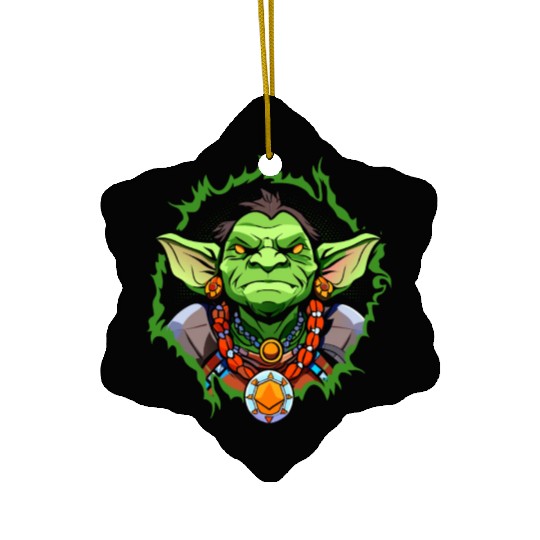 Green Goblin Ceramic Ornaments