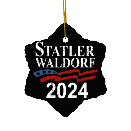 Statler and Waldorf Ceramic Ornaments