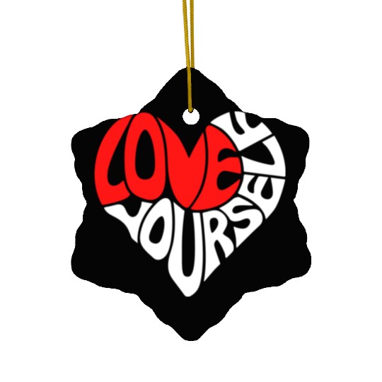 Self-Love Ceramic Ornaments - Embrace Yourself