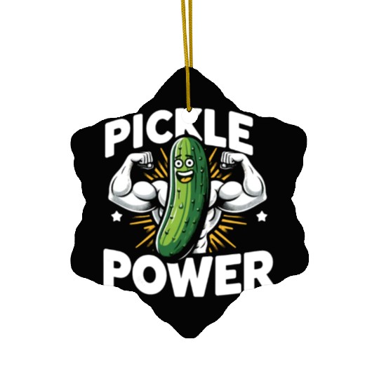 Pickle Lover Funny Pickle Dill pickle Pickled Ceramic Ornaments