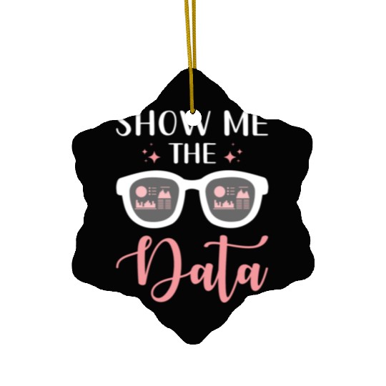 Data Engineer Woman Ceramic Ornaments