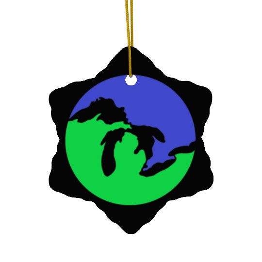 Great Lakes Weather Merch! Ceramic Ornaments