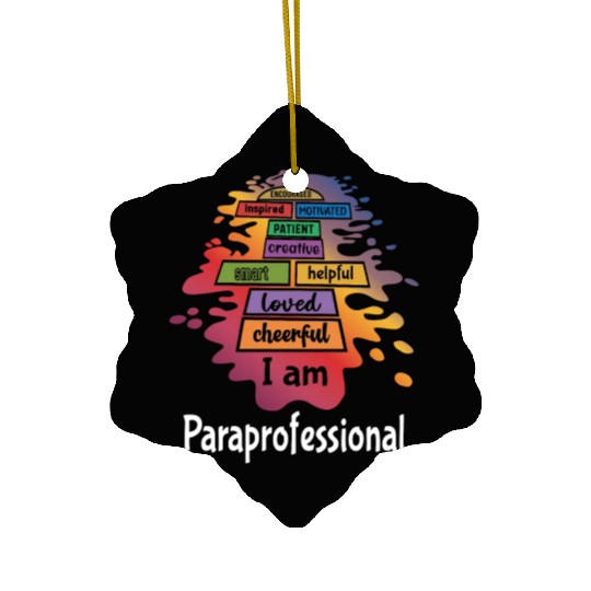 Paraprofessional Teacher Assistant Aide Ceramic Ornaments