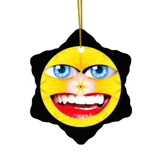 Smile Face Have a Nice Day Promote Happiness Joy Ceramic Ornaments