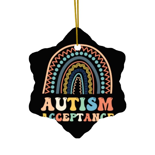 Acceptance Special Education Teacher Funny Ceramic Ornaments