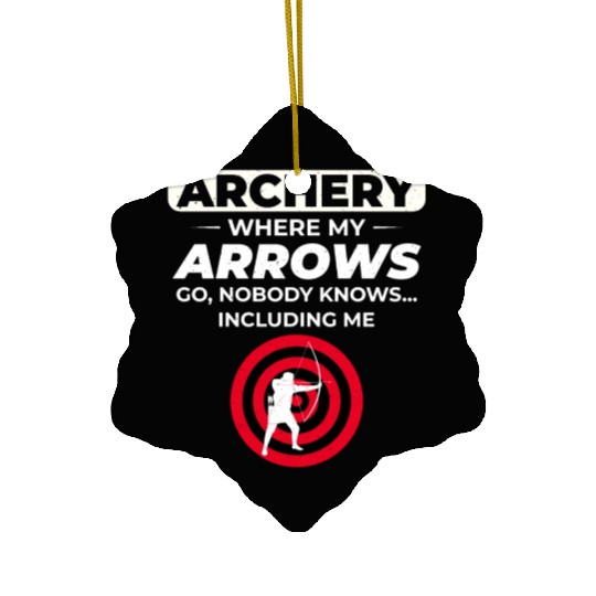 Archery Targets Archer Bullseye Shooting Sport Ceramic Ornaments