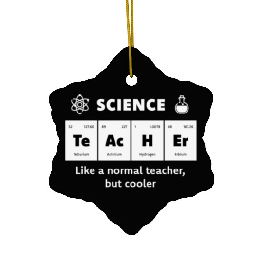 Primary Elements of Humour Science Teacher Te Ac Ceramic Ornaments