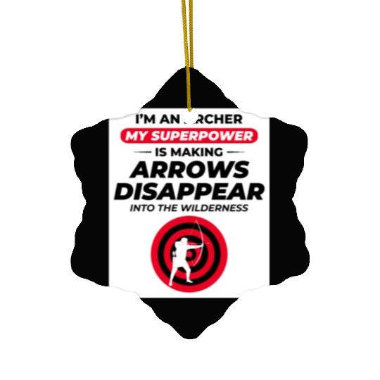 Archery Targets Archer Bullseye Shooting Sport Ceramic Ornaments