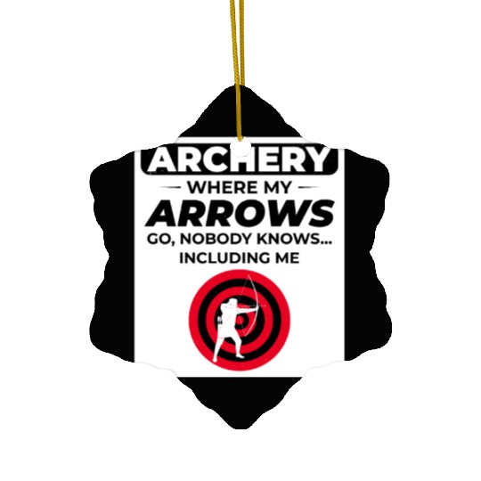 Archery Targets Archer Bullseye Shooting Sport Ceramic Ornaments