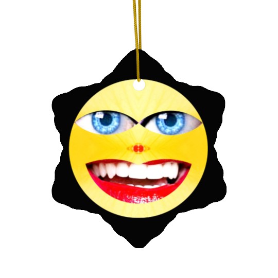 Smile Face Have a Nice Day Promote Happiness Joy Ceramic Ornaments