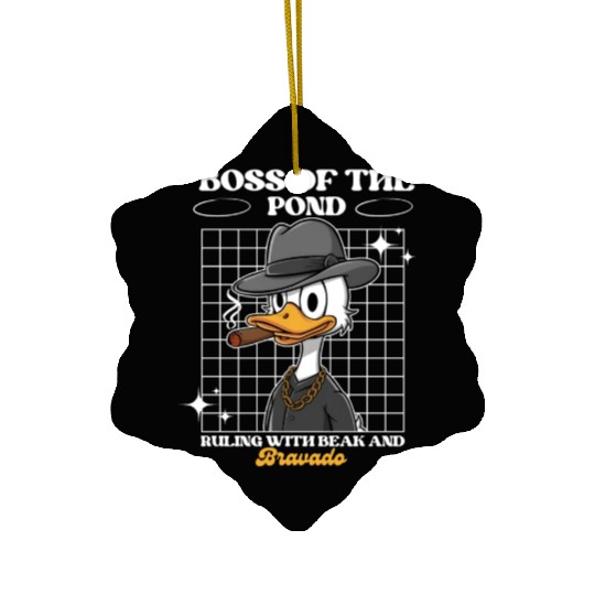 Donald Duck: Boss of the Pond Ceramic Ornaments